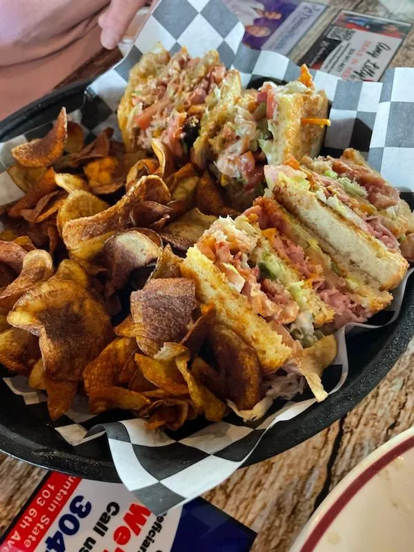 Club Sandwich Hot with Chips