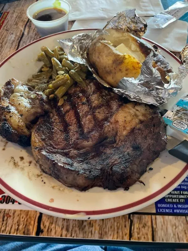Prime Rib Baked Potato and Salad Thursday Special 14 99